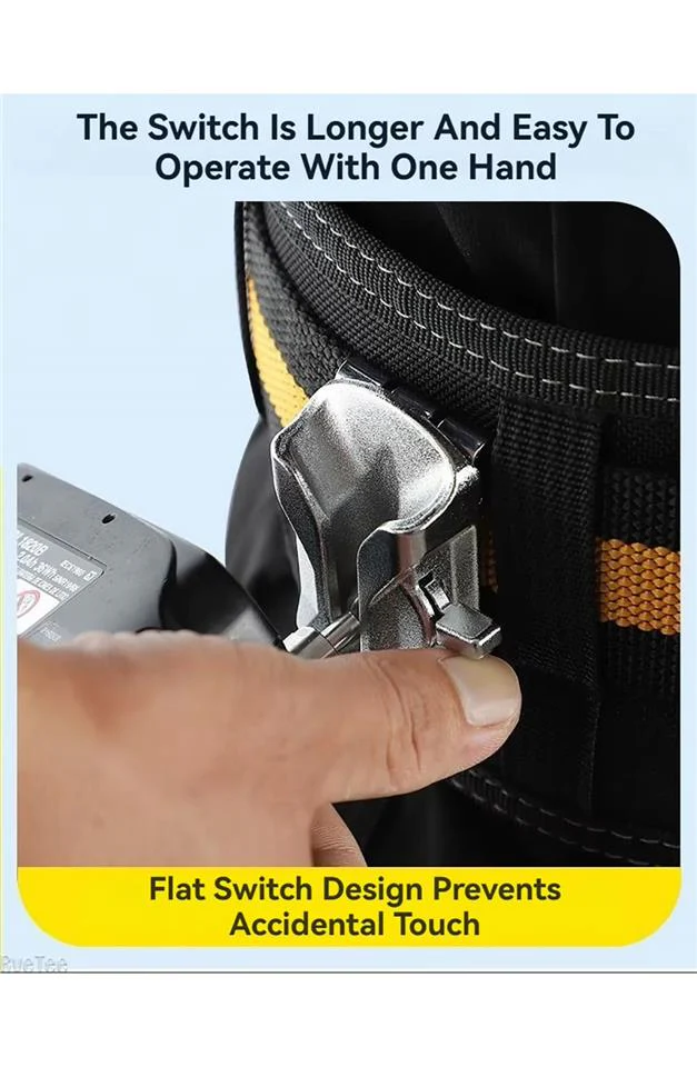 Belt Hook for Makita DTD152 Cordless Power Tools Holder Quick Release Aluminium - Image 6