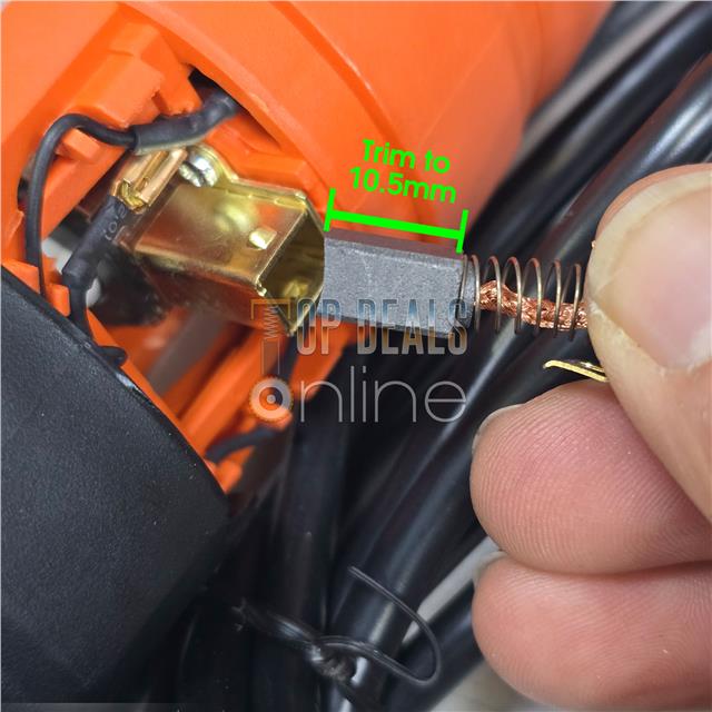 Black & Decker Carbon Brushes for BEG010 BDAG710-GB Angle Grinders Modification Req - Image 2