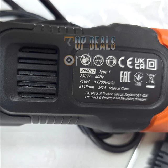 Black & Decker Carbon Brushes for BEG010 BDAG710-GB Angle Grinders Modification Req - Image 5