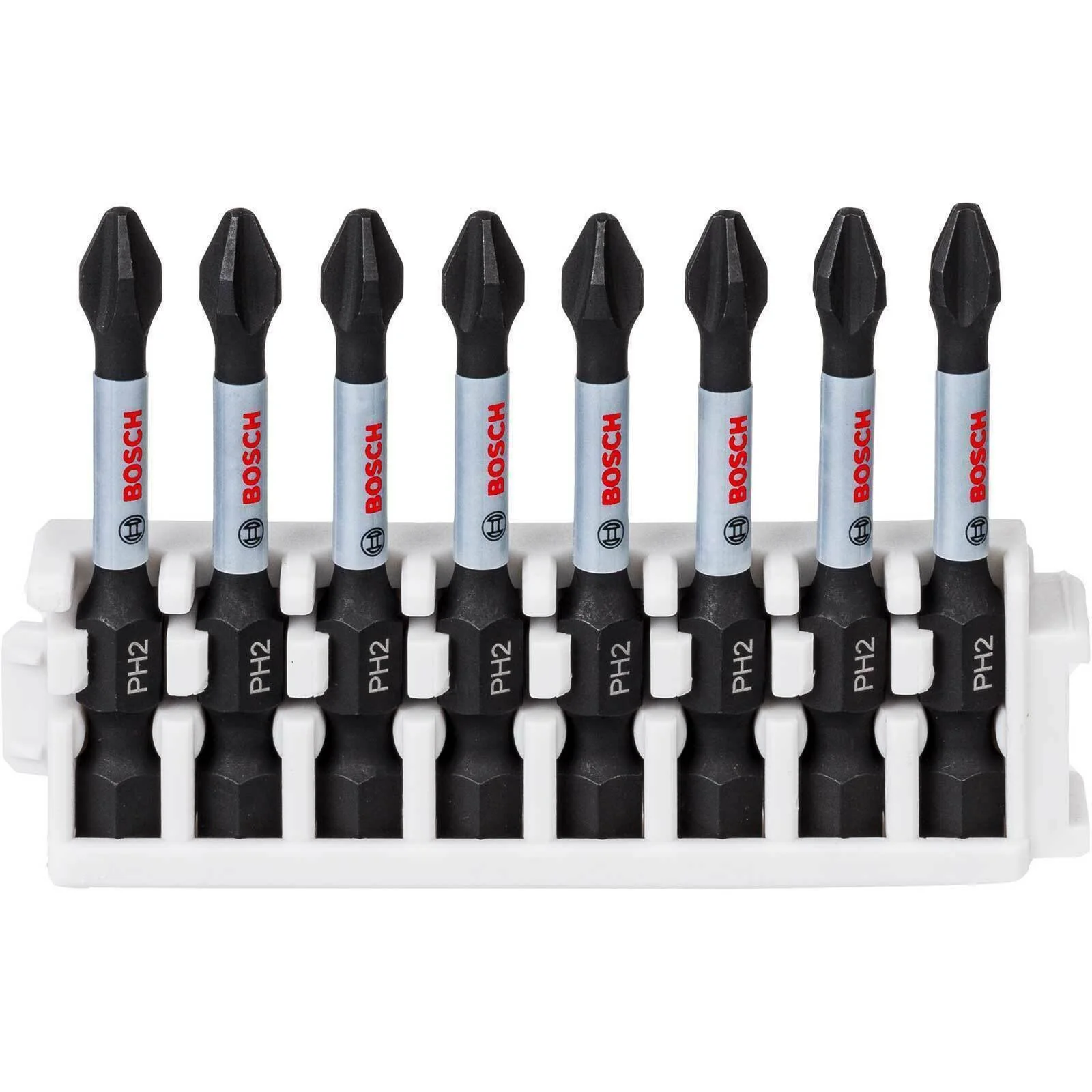 Bosch 50mm PH2 Screwdriver Bits x8 Torsion Impact Control 2608522330 - Image 2