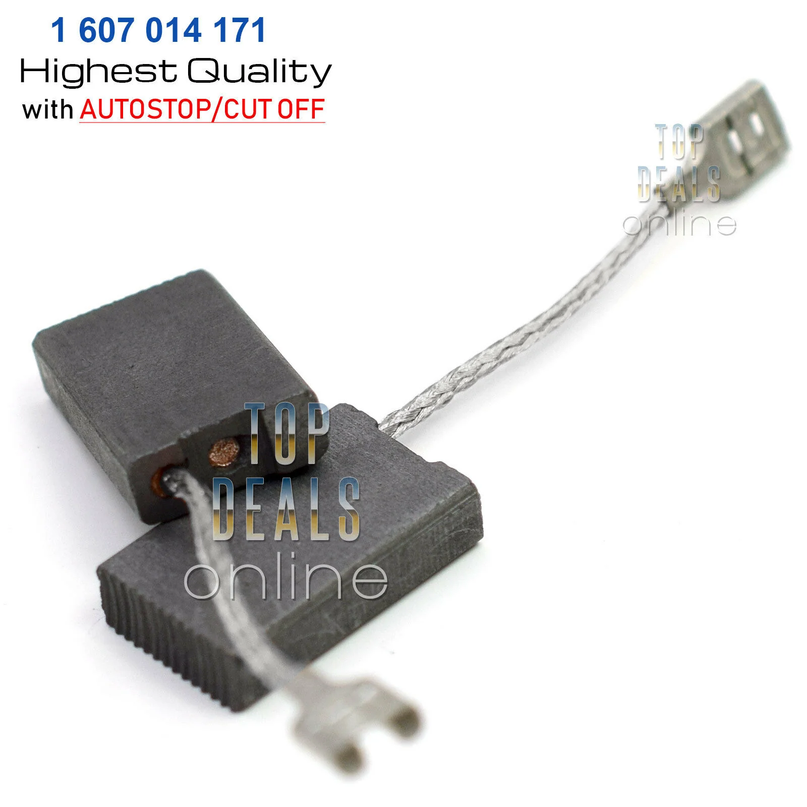 Carbon Brushes for Bosch GWS 18-230 GWS 19-230 GWS 20-230 H GWS 21-230 1607014171 - Image 3