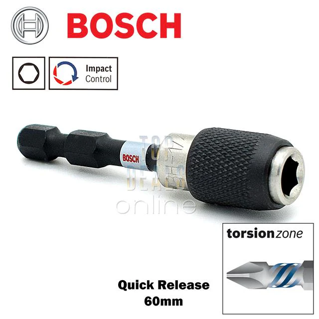 Bosch Quick Release Screwdriver Magnetic Bit Holder 60mm Pro Impact Control - Image 3