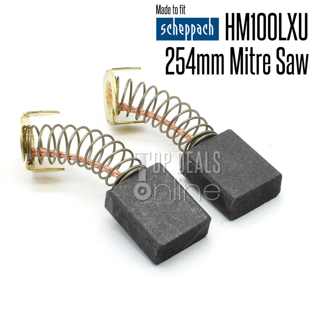 Carbon Brushes for Scheppach HM100LXU Mitre Saw 10" 254mm 2000w