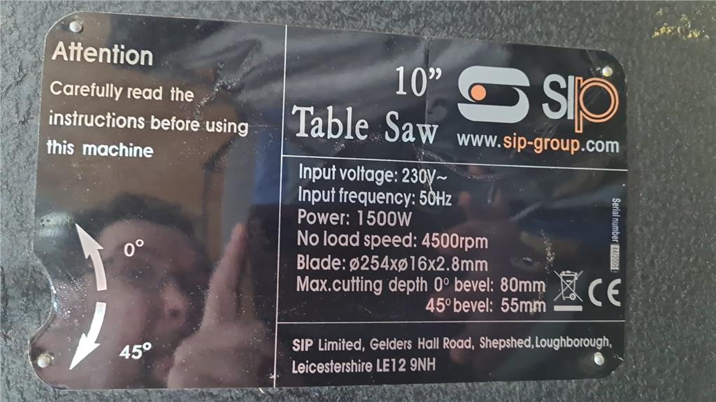 Carbon Brushes for SIP 01321 & 01313 Table Saws 10" 254mm 1500w - SIP Part. 64629 - Image 2