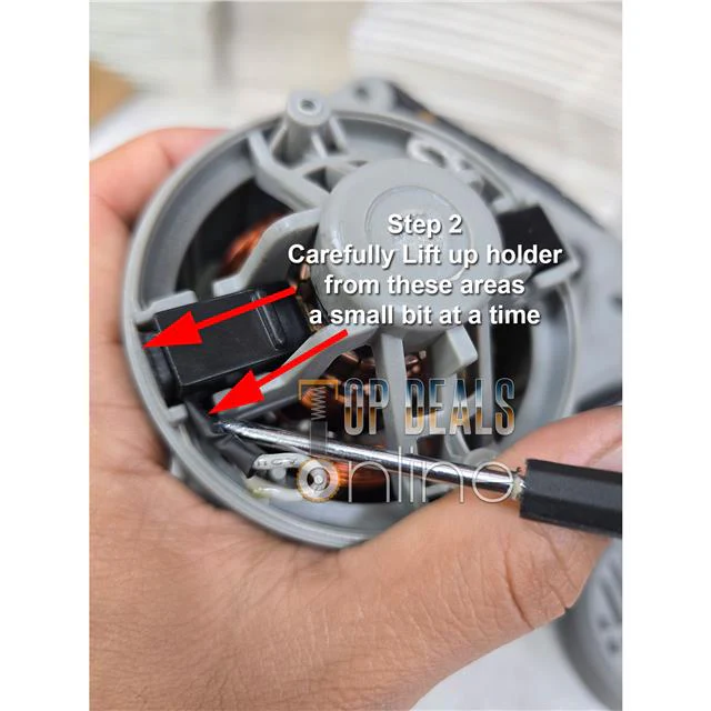 Carbon Brushes for TITAN TTB874CSW Circular Saw 165mm 240v 1200w - Image 3