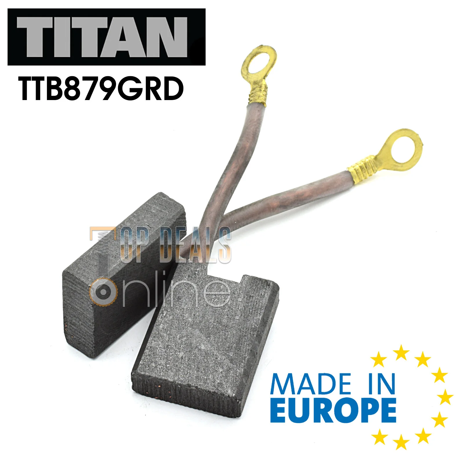 Carbon Brushes for Titan TTB879GRD 9" Angle Grinder 2000w (2023 Version) - Image 4