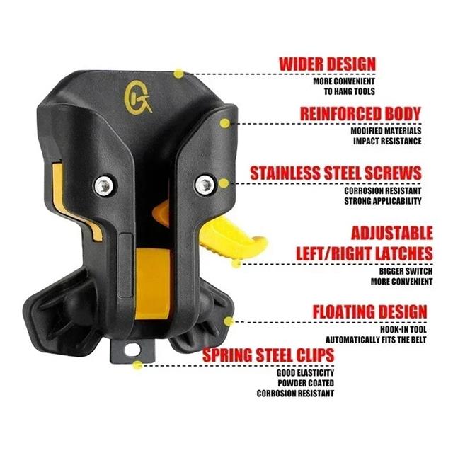 Cordless Power Tool Holster Belt Clip with Quick Release for Makita DeWalt Bosch - Image 4