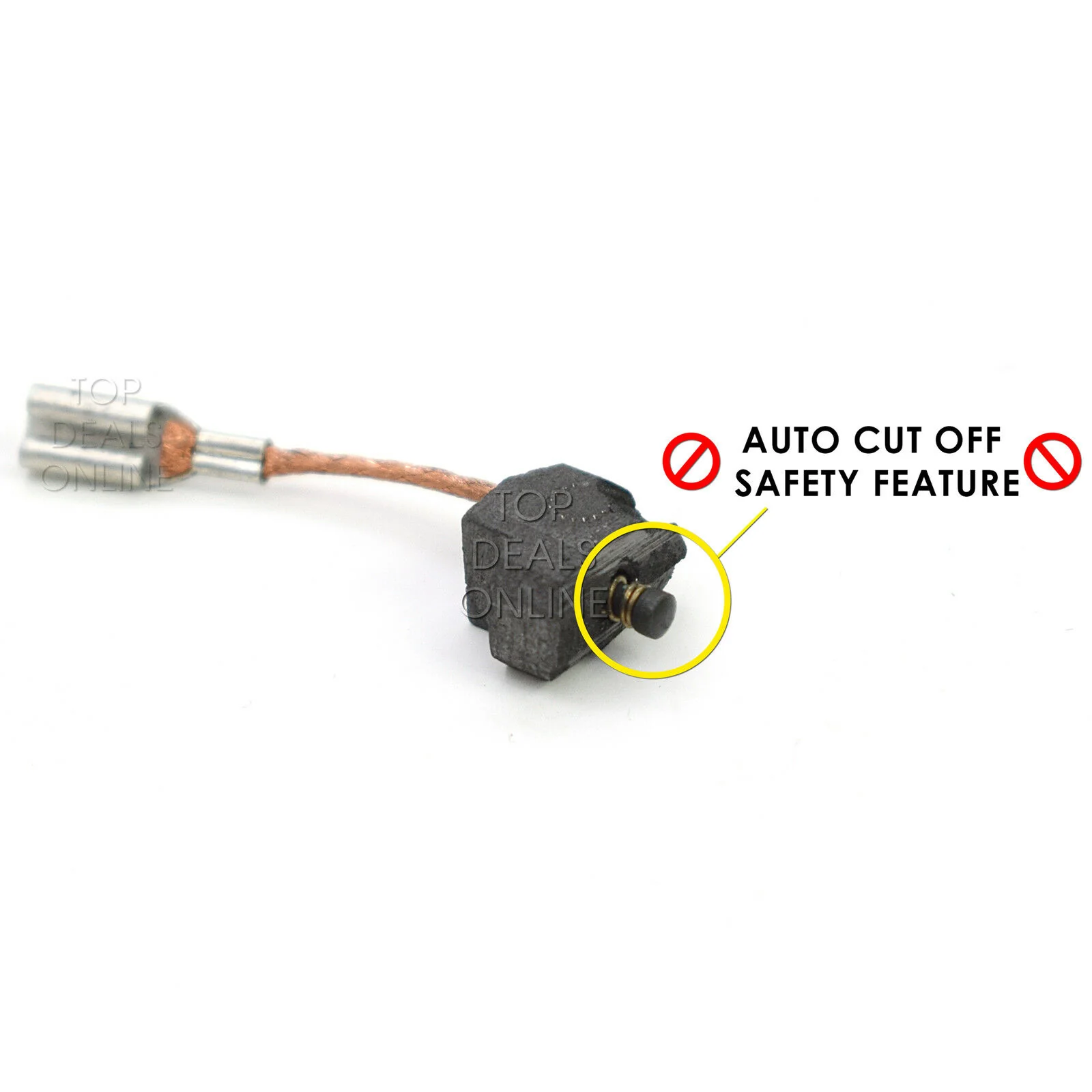 Carbon Brushes for Dewalt D28113 D28011 D28130 D28139 Angle Grinders 1003860-00 - Image 2