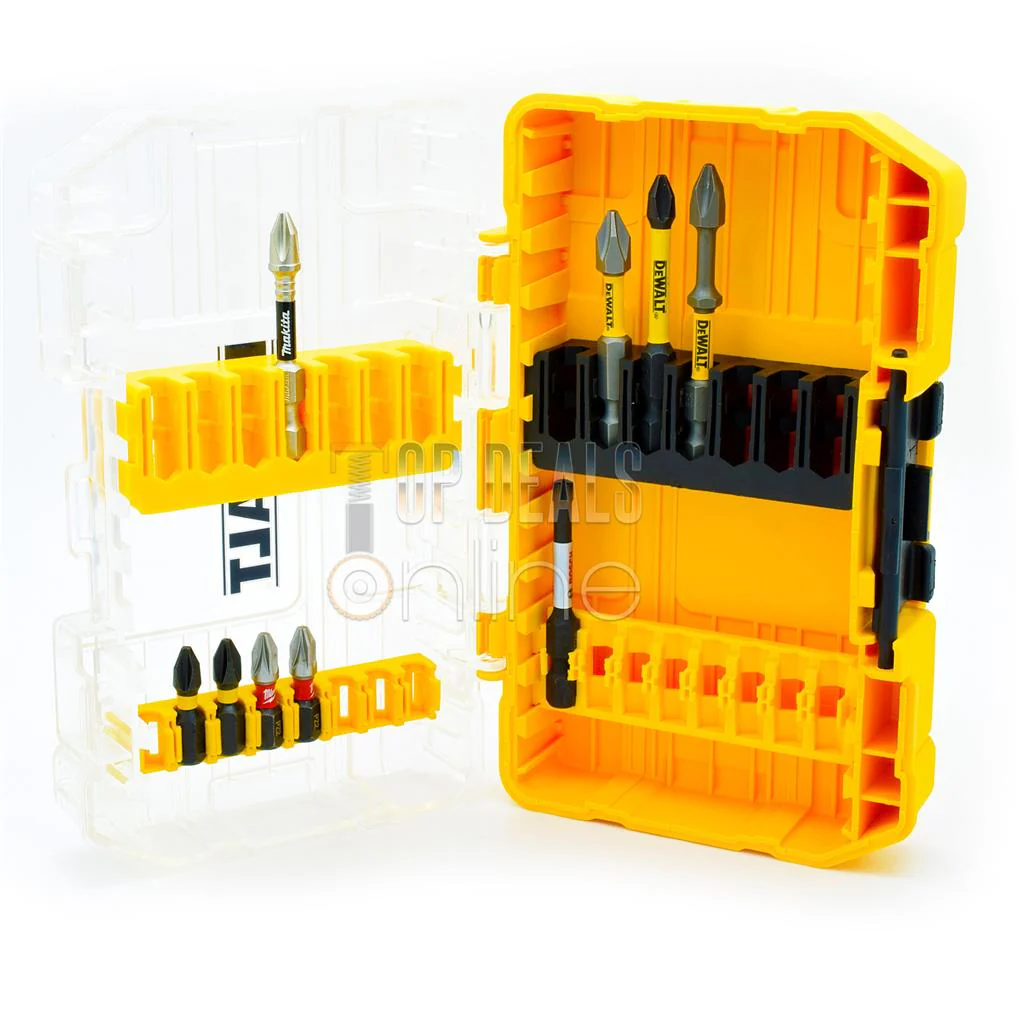 Dewalt TSTAK Mini Medium Cases ToughCase+ Stackable Accessory 25mm Bit holders - Image 4