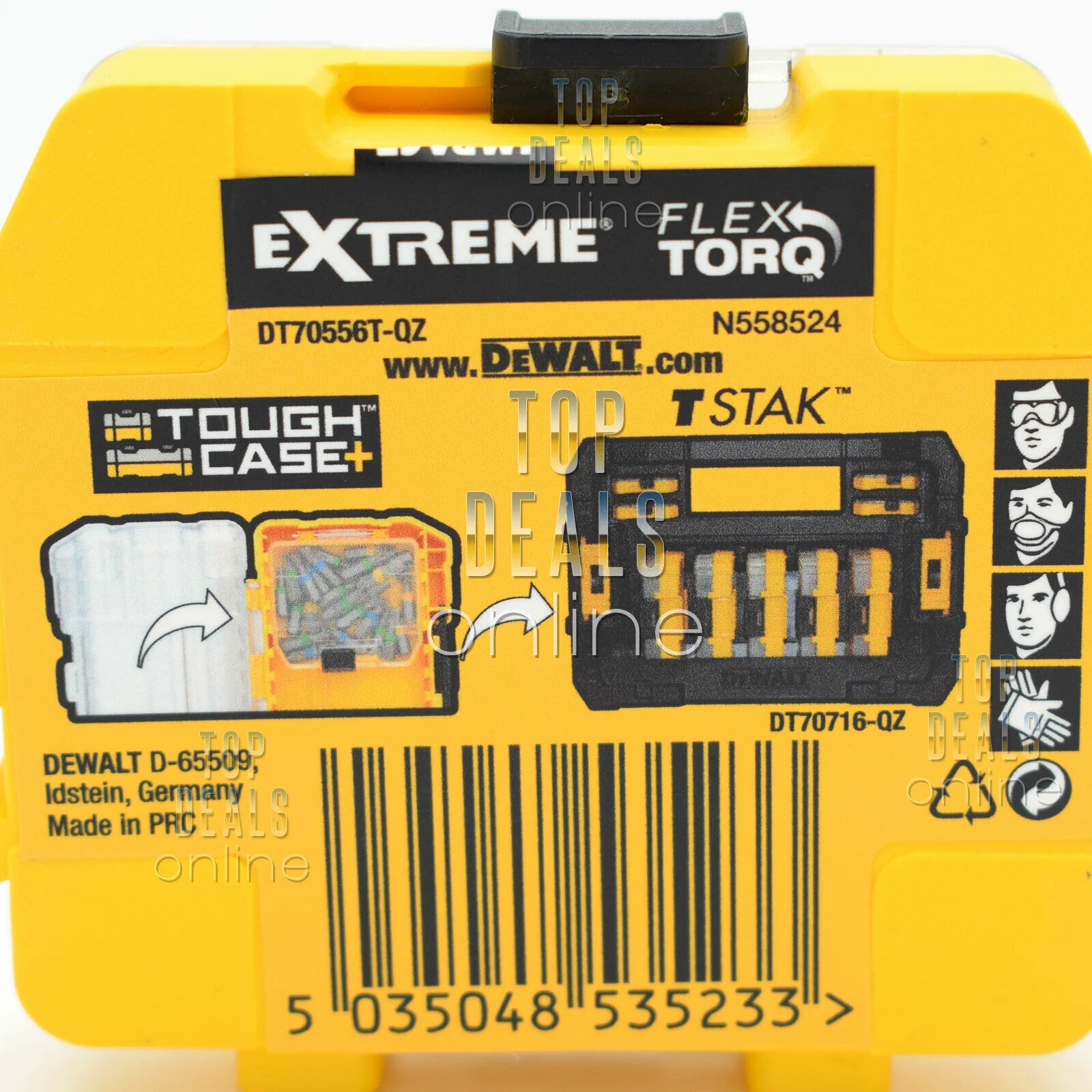 Dewalt TSTAK Mini ToughCase+ Screwdriver Bit Accessory fits DT70716 Carry Case - Image 4