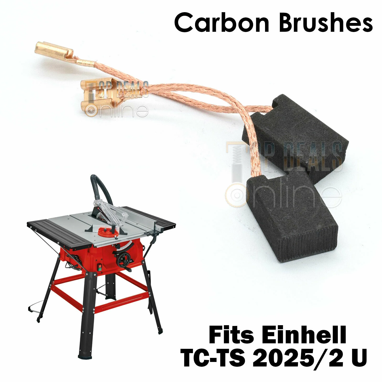 Einhell TC-TS 2025/2 1 U & Ozito TSF-1211U Carbon Brushes for 250mm Table Saw - Image 2