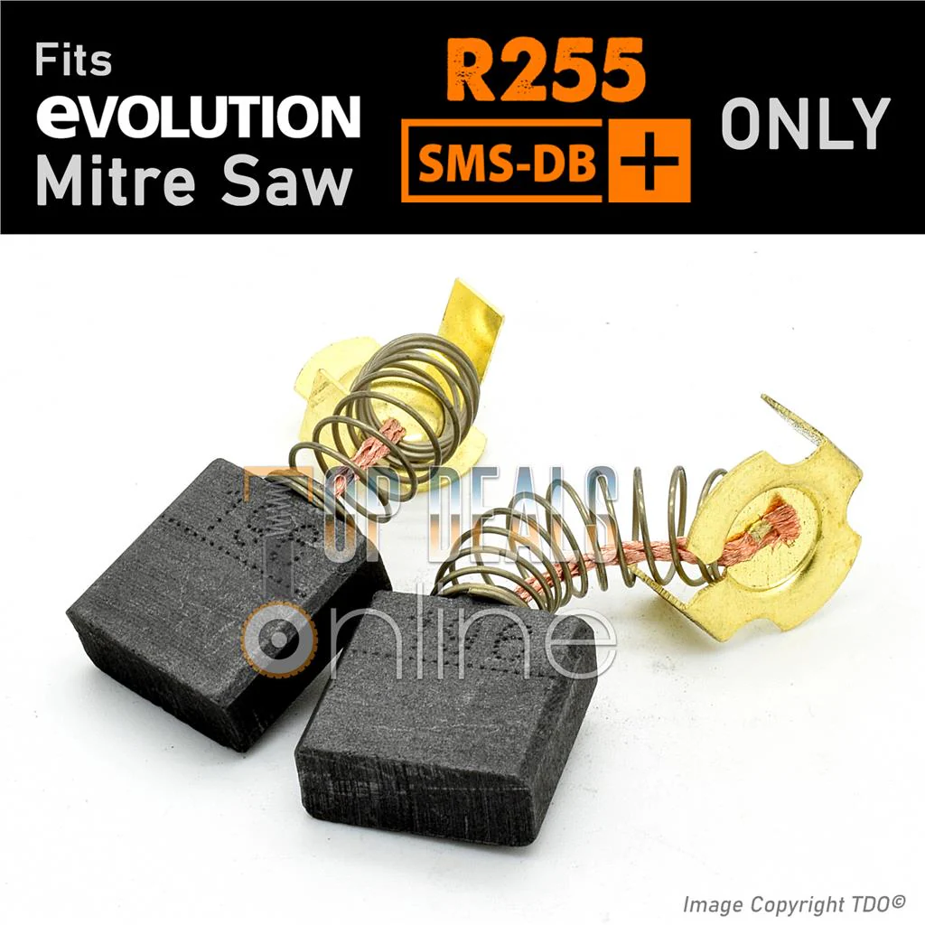 Evolution R255SMS-DB+ Carbon Brushes 255mm TCT Double Bevel Sliding Mitre Saw - Image 2