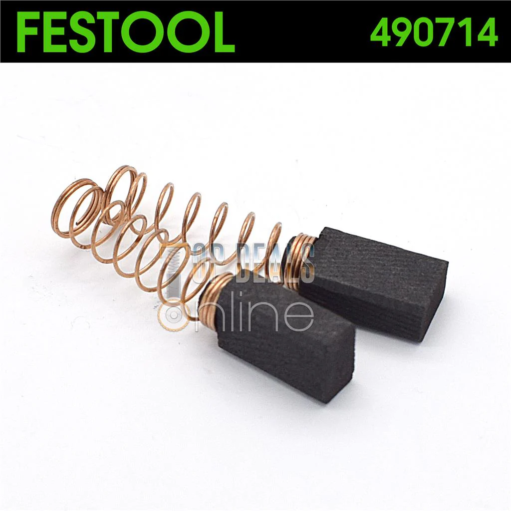 Festool Carbon Brushes for ETS 150/5 EQ ETS 150/5 E ETS 150/3 EQ ETS 125 Q RS400 - Image 2