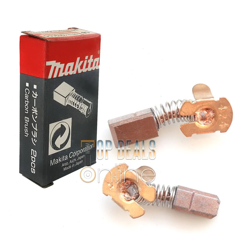 Genuine Makita CB424 Carbon Brush Pair Brushes 6314D 6503D 6796D 6797D 6797FD - Image 2