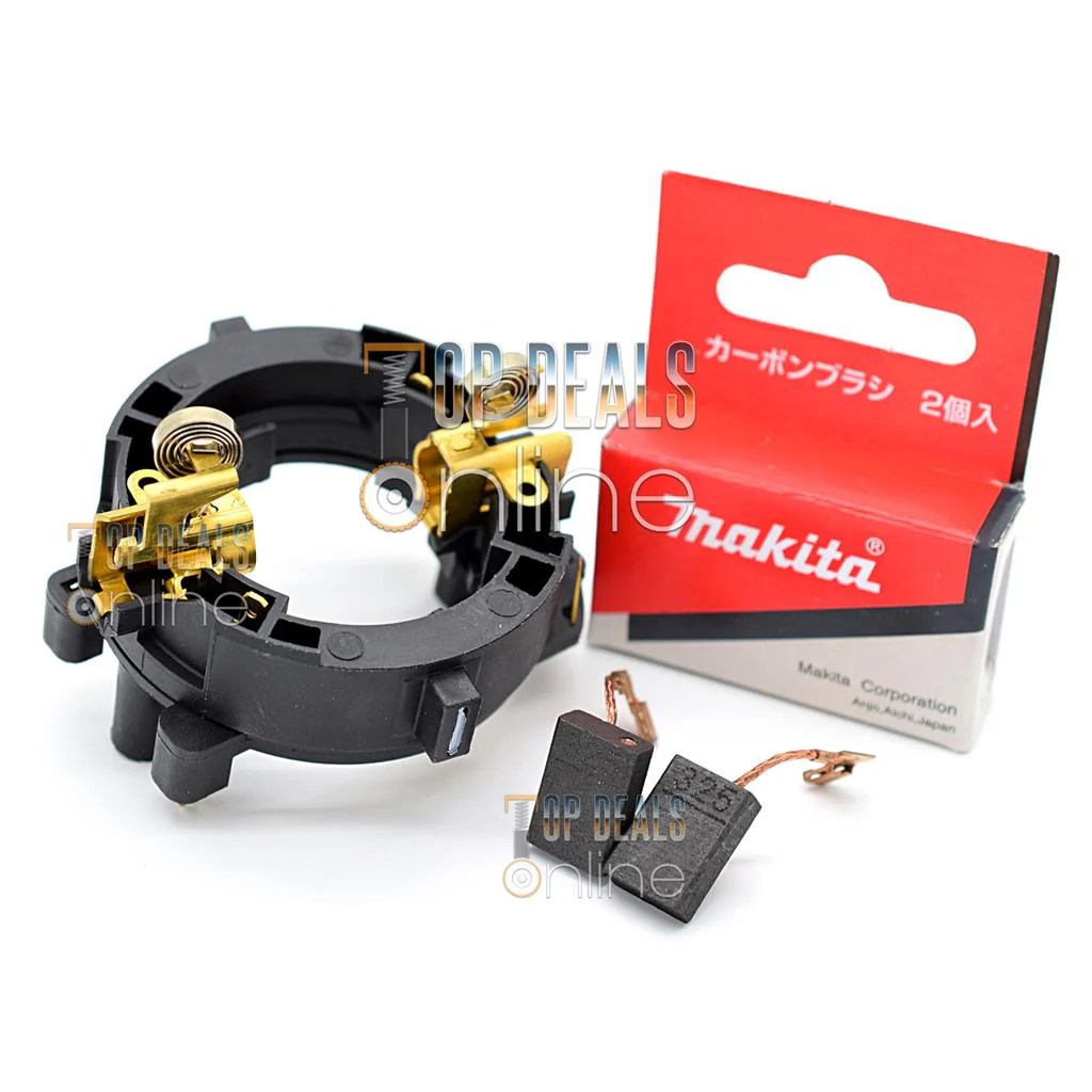 Makita 638500-6 Brush Holder HR2230 HR2460 HR2470 HR2470T & CB325 Carbon Brushes