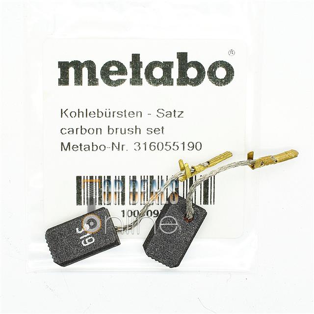 Metabo W 9-115 Carbon Brushes for W 9-100 W 9-125 WP 9-115 W 900-125 WEV 10-125 - Image 4